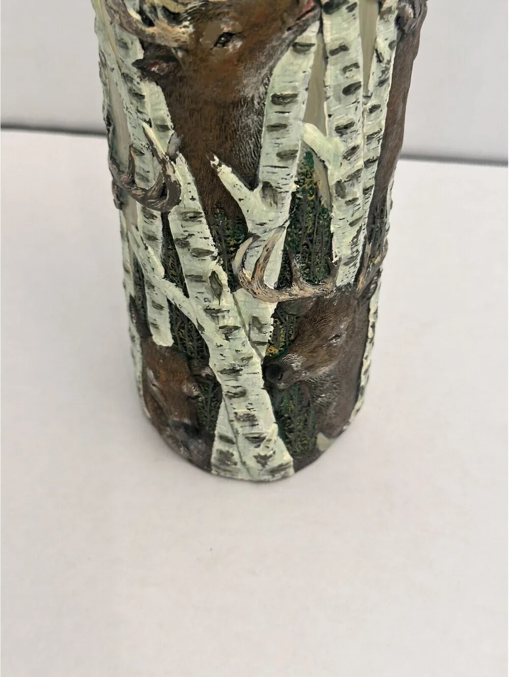 Deer Buck Hunting Woods 25 oz - 3D Pillar Candle - 6.5 x 3 - New (Unlit)
